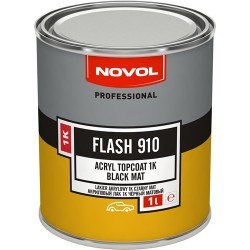 FLASH 910 - ACRYLIC TOPCOAT 1K BLACK MAT