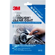 3M 39173 Quick Headlight Clear Coat Wipes